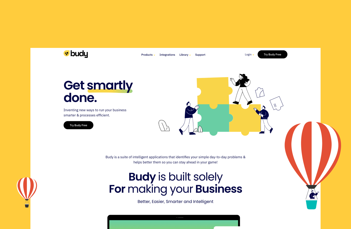 Budy.ai Website Design and Development